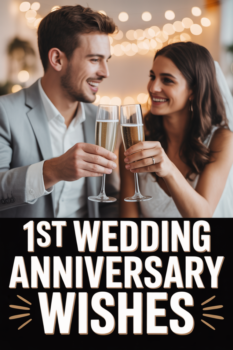 💍 1st Wedding Anniversary Wishes