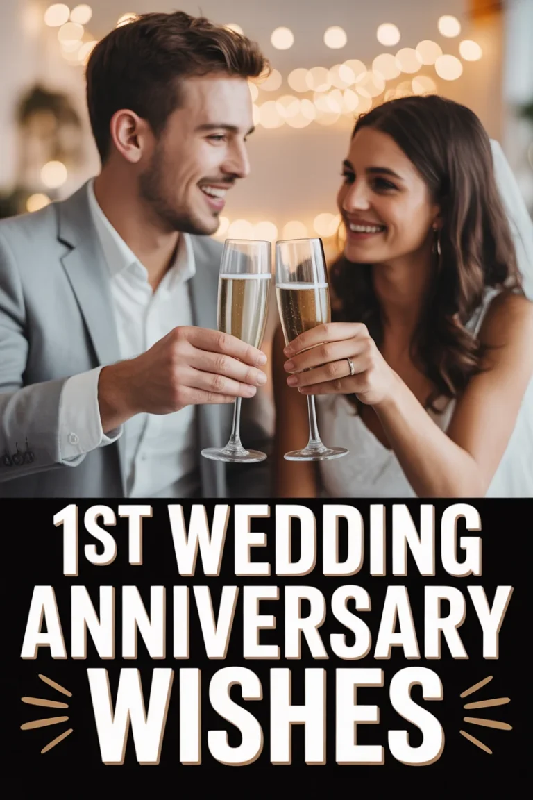 💍 1st Wedding Anniversary Wishes