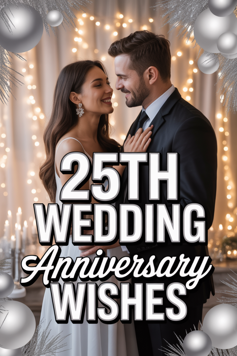 🥂 25th Wedding Anniversary Wishes