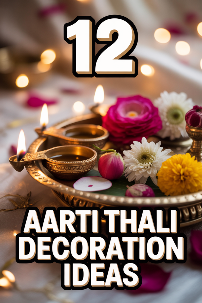 ✨ 12 Aarti Thali Decoration Ideas