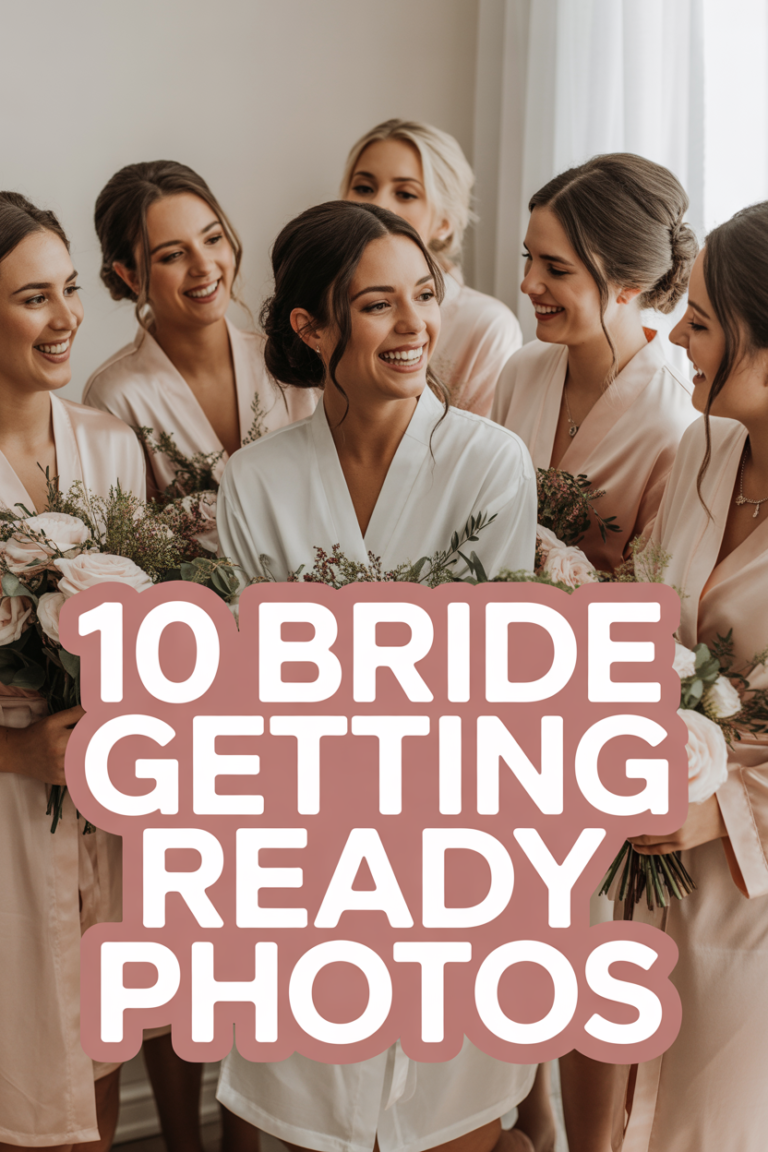 📸 10 Bride Getting Ready Photos