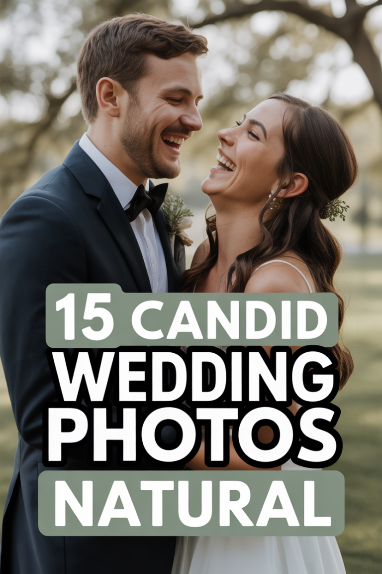 📸 15 Candid Wedding Photos Natural