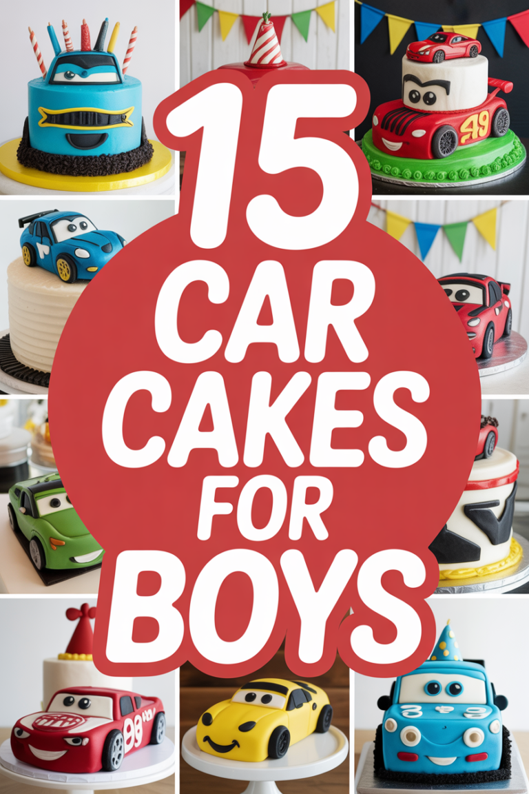 🚗 15 Car Cakes For Boys