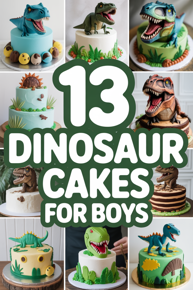 🦖 13 Dinosaur Cakes For Boys