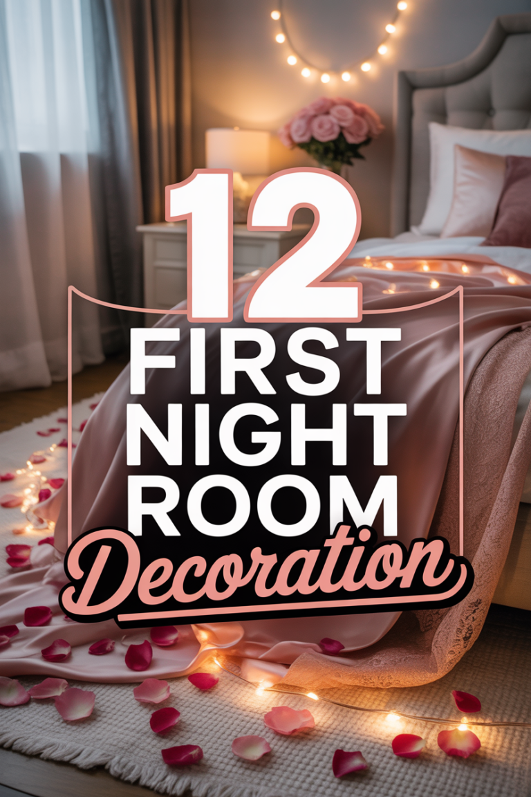 💖 12 First Night Room Decoration