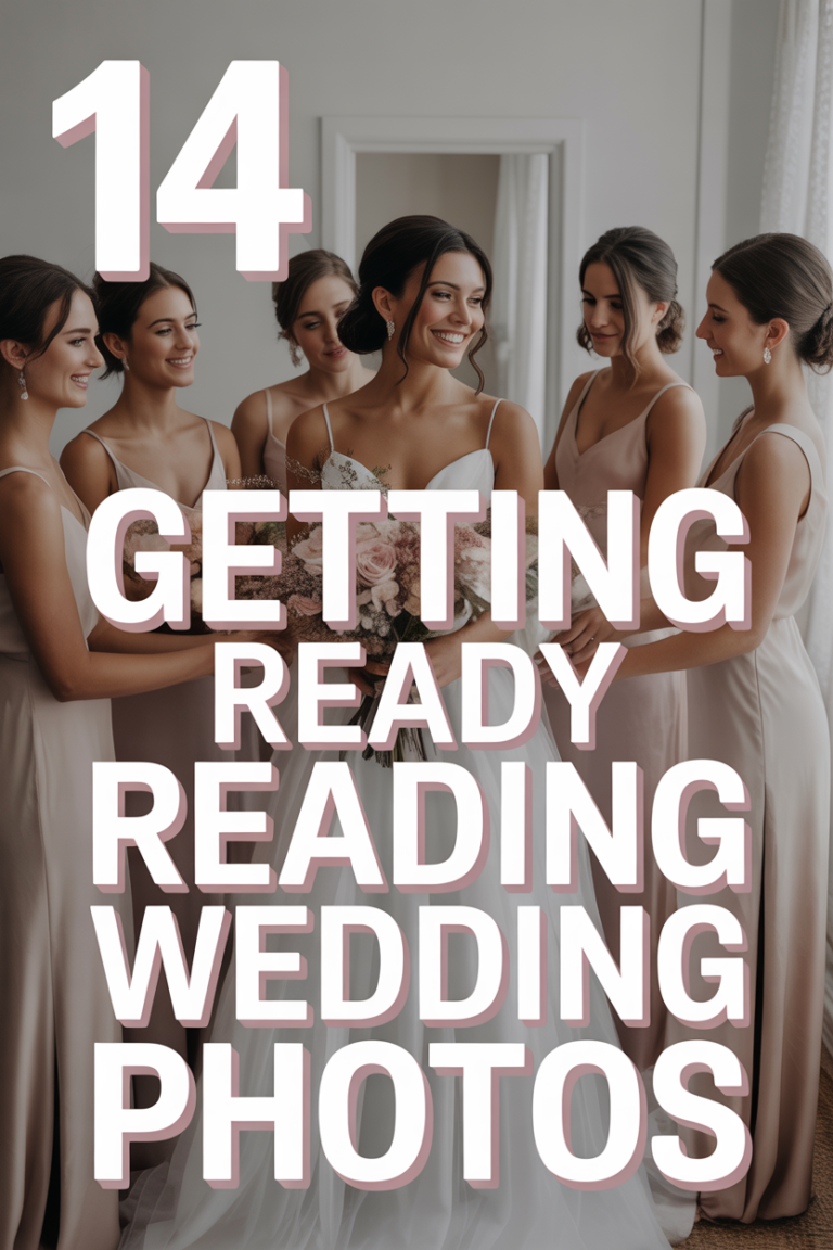 📸 14 Getting Ready Wedding Photos