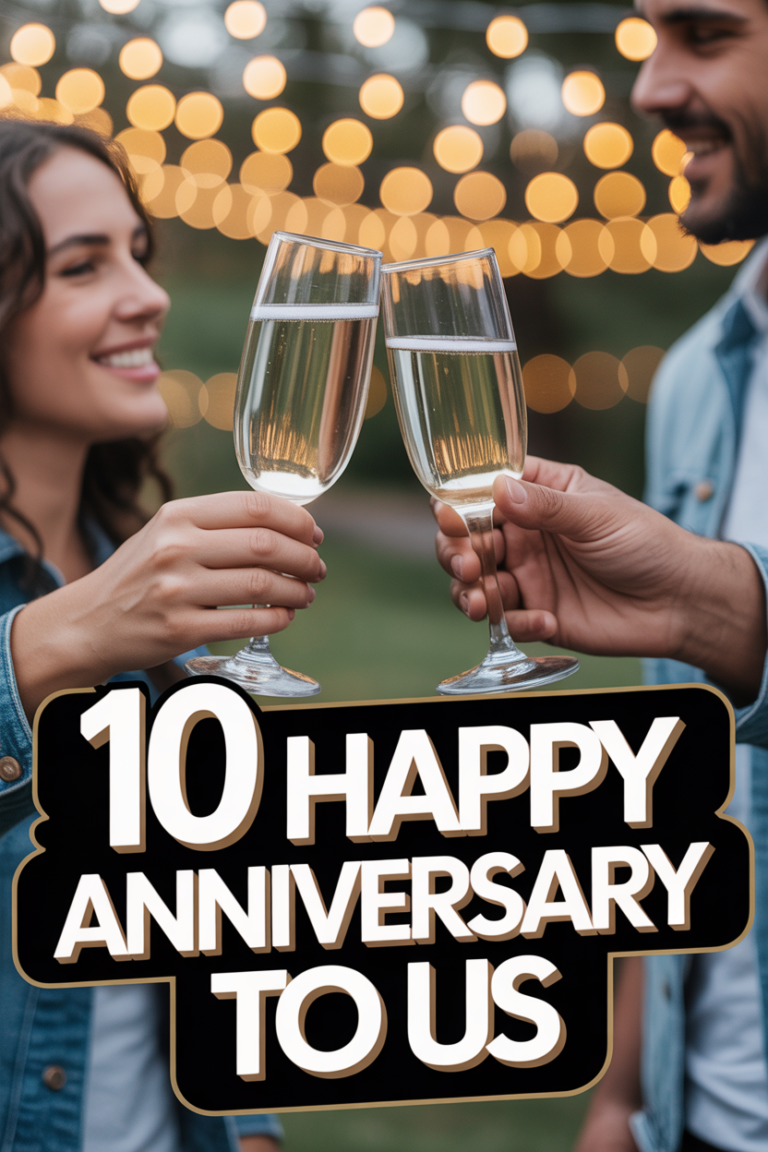 🎉 10 Happy Anniversary To Us