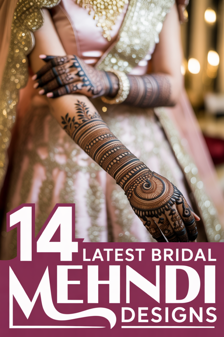 🪷 14 Latest Bridal Mehndi Designs