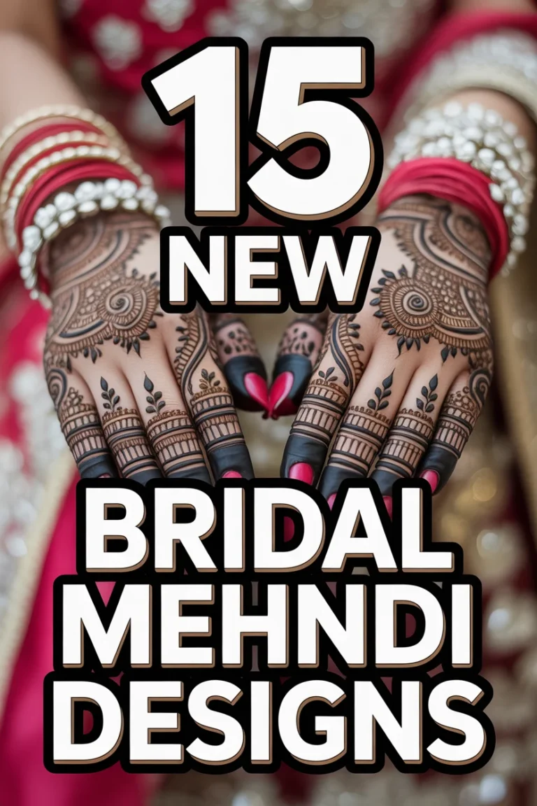 ✨ 15 New Bridal Mehndi Designs