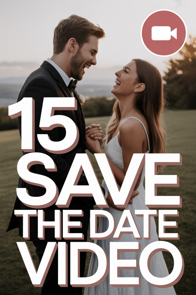 📹 15 Save The Date Video