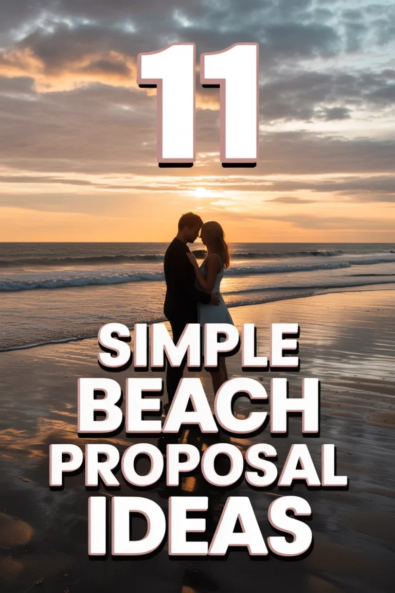 💍 11 Simple Beach Proposal Ideas