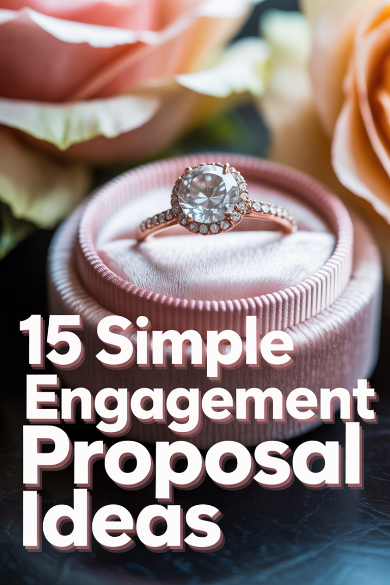 💍 15 Simple Engagement Proposal Ideas