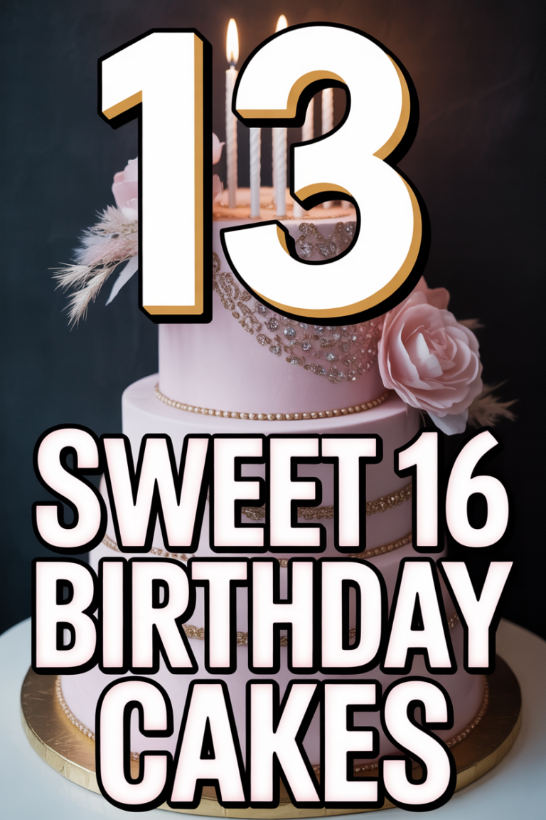 🎂 13 Sweet 16 Birthday Cakes