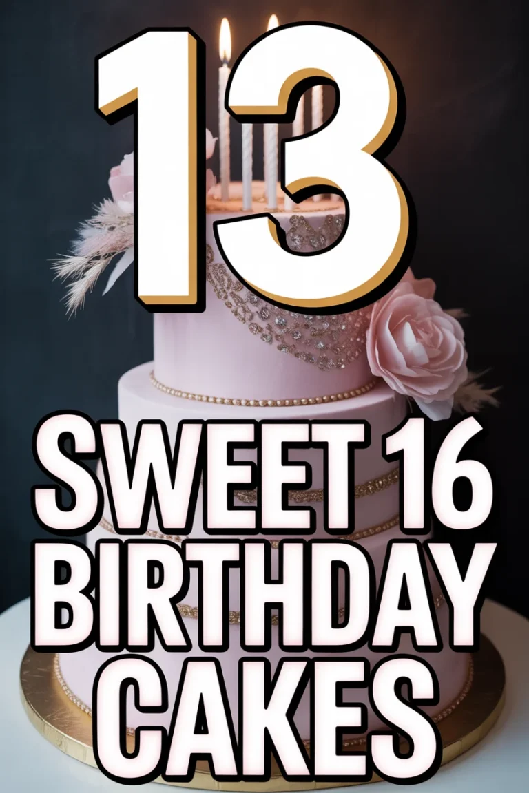 🎂 13 Sweet 16 Birthday Cakes