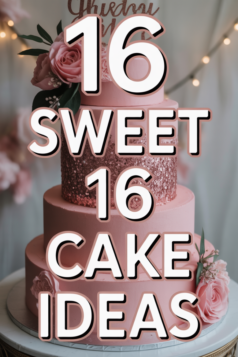 🎂 16 Sweet 16 Cake Ideas