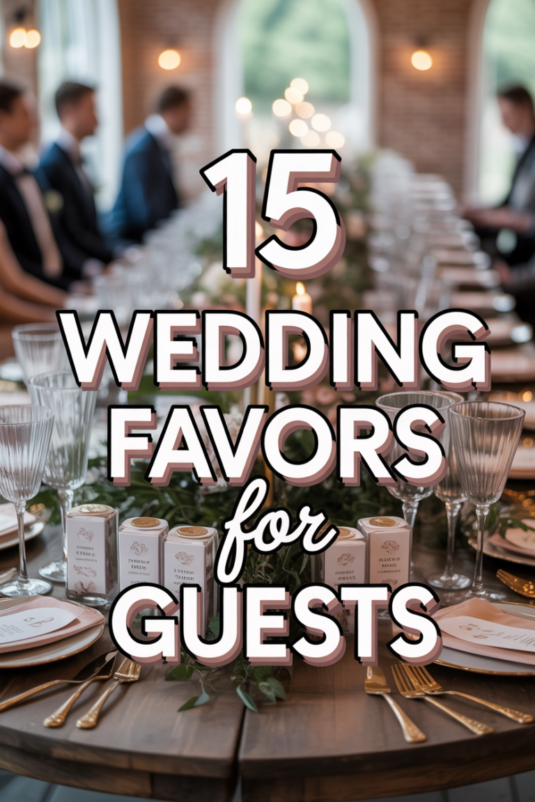 🎁 15 Wedding Favors For Guests