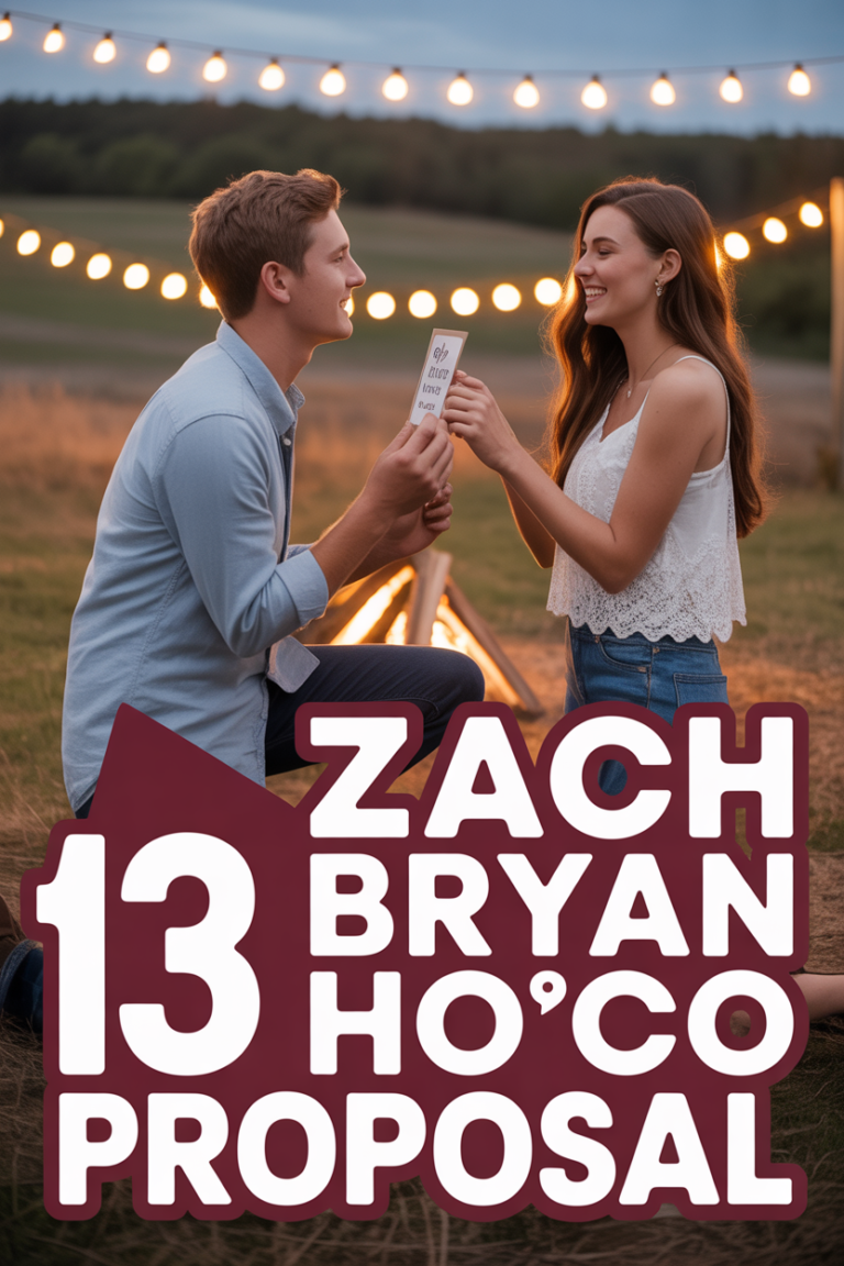🎸 13 Zach Bryan Hoco Proposal
