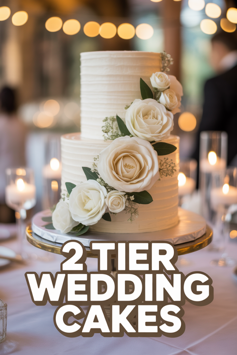 🎂 2 Tier Wedding Cakes
