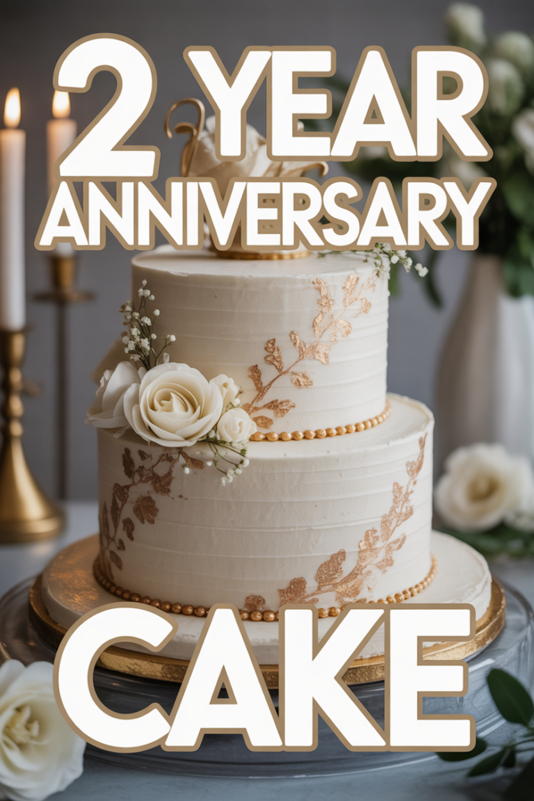 🎂 2 Year Anniversary Cake