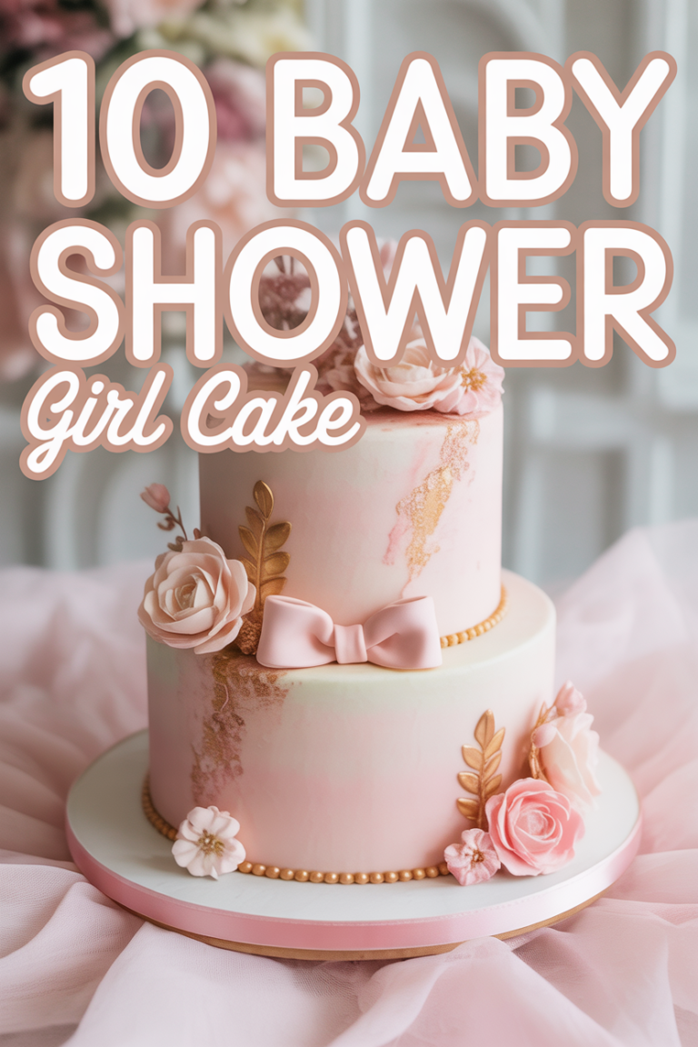 🎀 10 Baby Shower Girl Cake