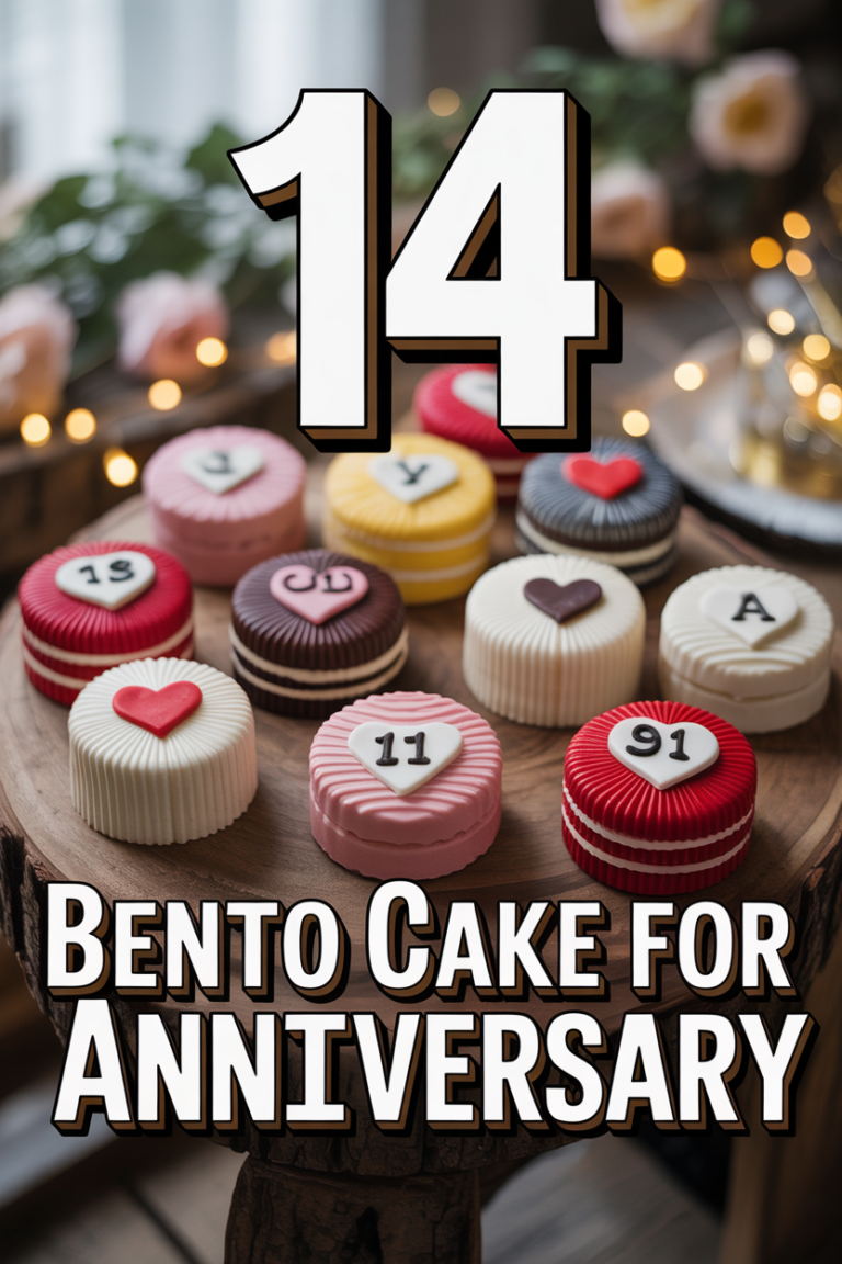 🎂 14 Bento Cake For Anniversary