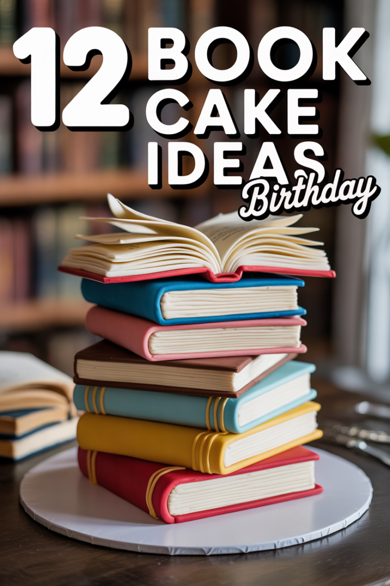 📚 12 Book Cake Ideas Birthday