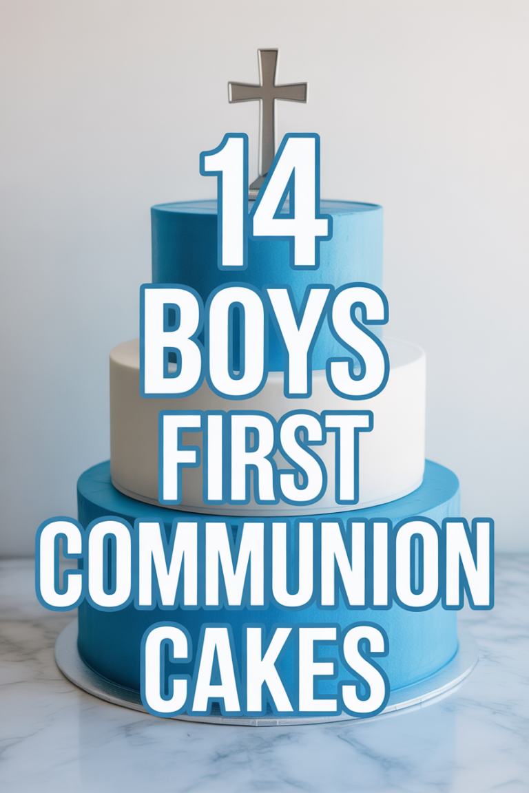 🍰 14 Boys First Communion Cakes