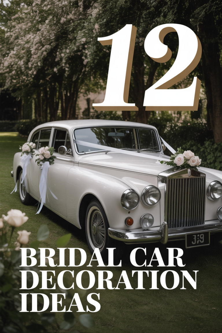 🚗 12 Bridal Car Decoration Ideas