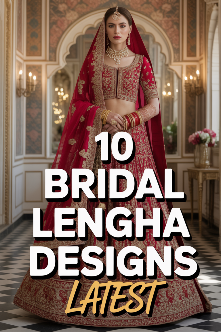 💍 10 Bridal Lengha Designs Latest
