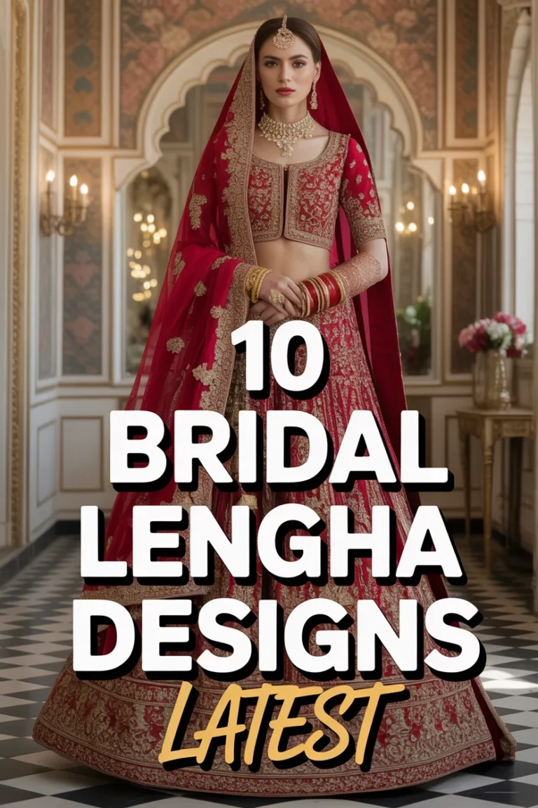 💍 10 Bridal Lengha Designs Latest