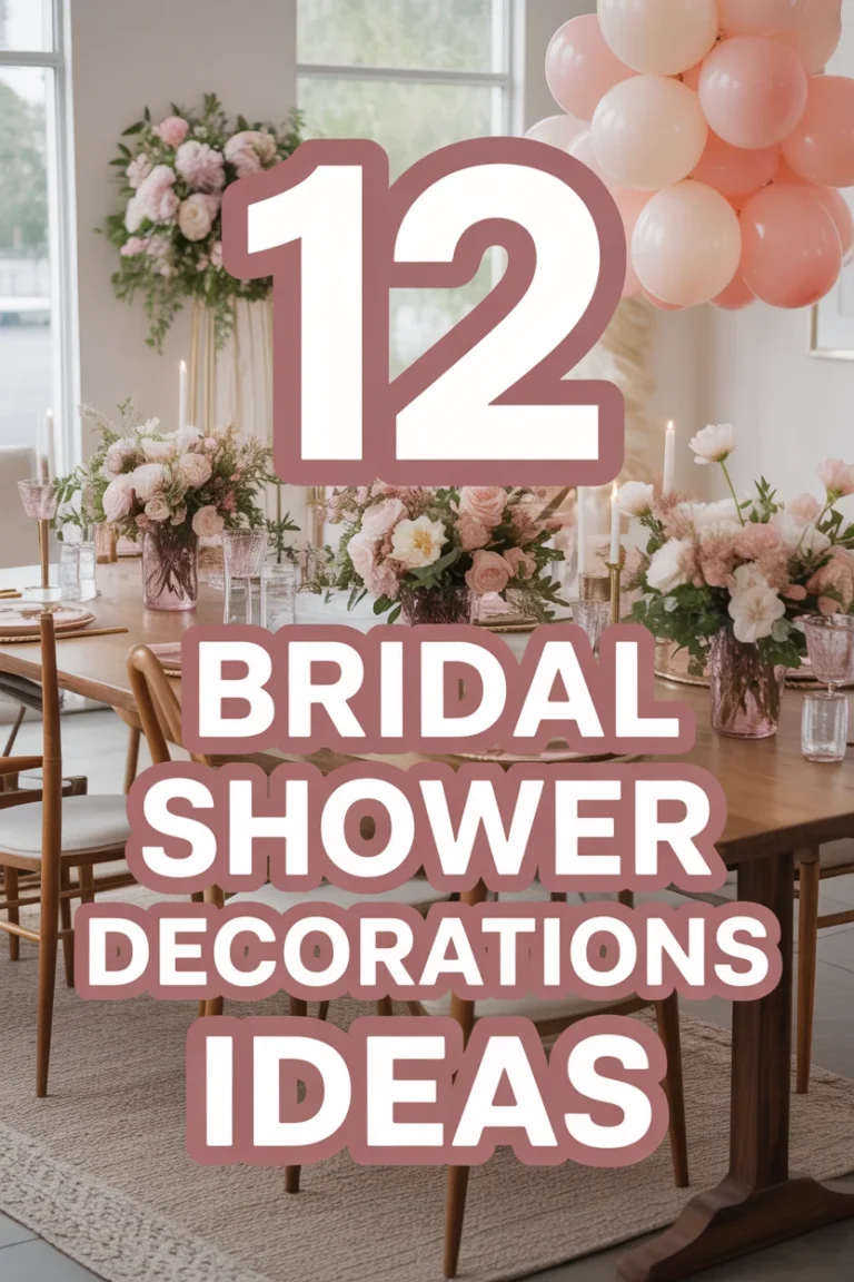 💍 12 Bridal Shower Decorations Ideas