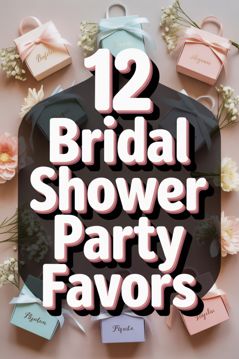 💍 12 Bridal Shower Party Favors