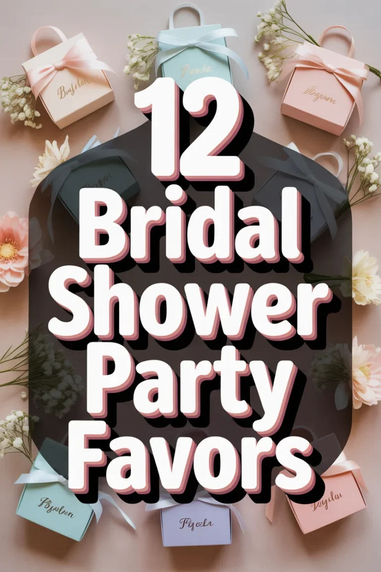 💍 12 Bridal Shower Party Favors