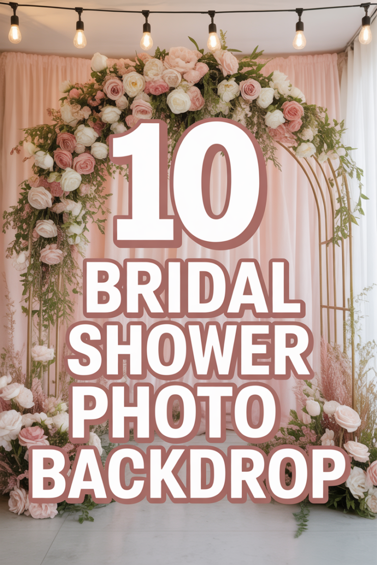 📸 10 Bridal Shower Photo Backdrop