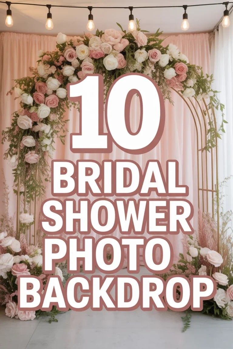 📸 10 Bridal Shower Photo Backdrop