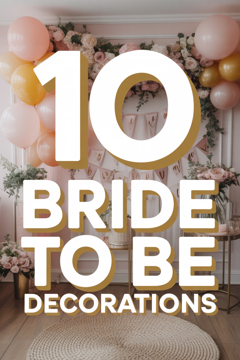 💍 10 Bride To Be Decorations