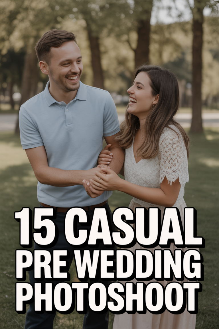 📸 15 Casual Pre Wedding Photoshoot