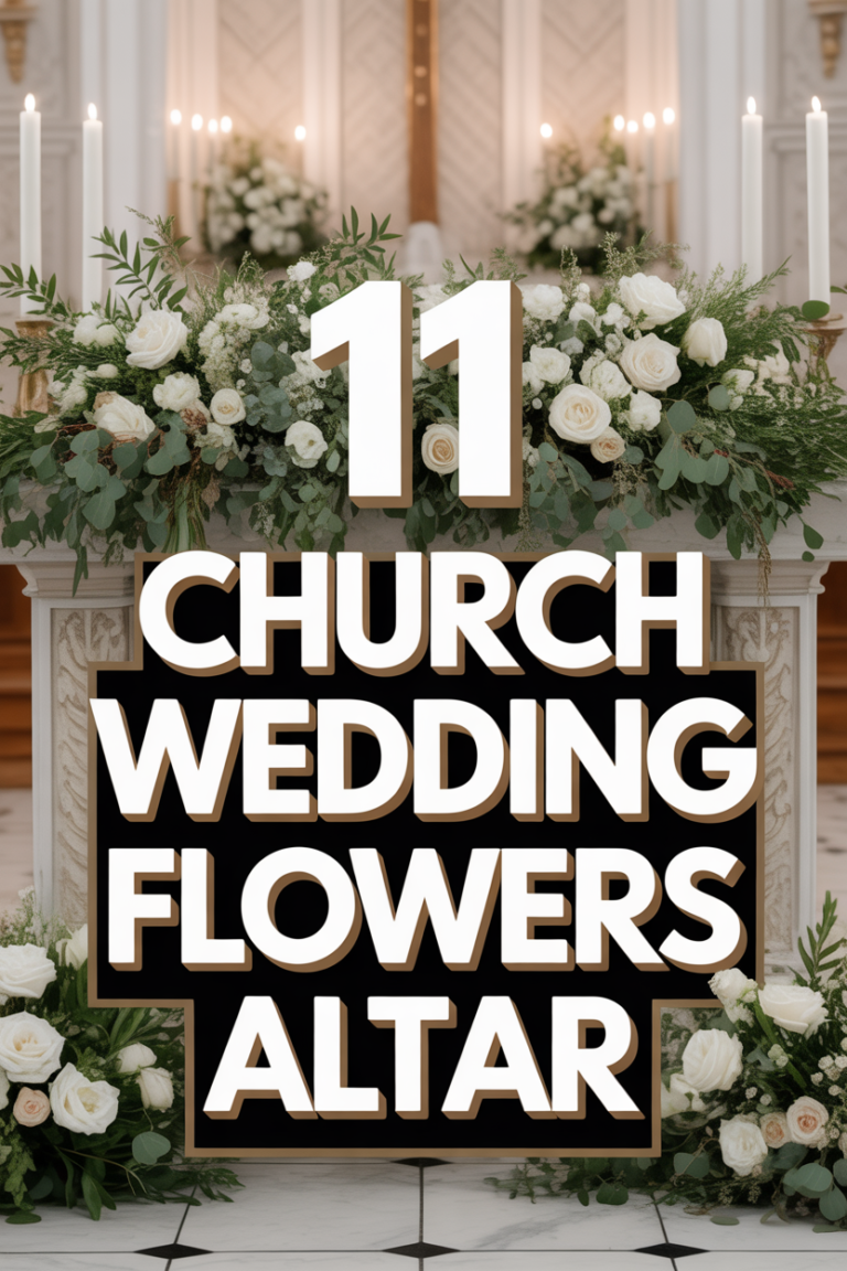 🌸 11 Church Wedding Flowers Altar