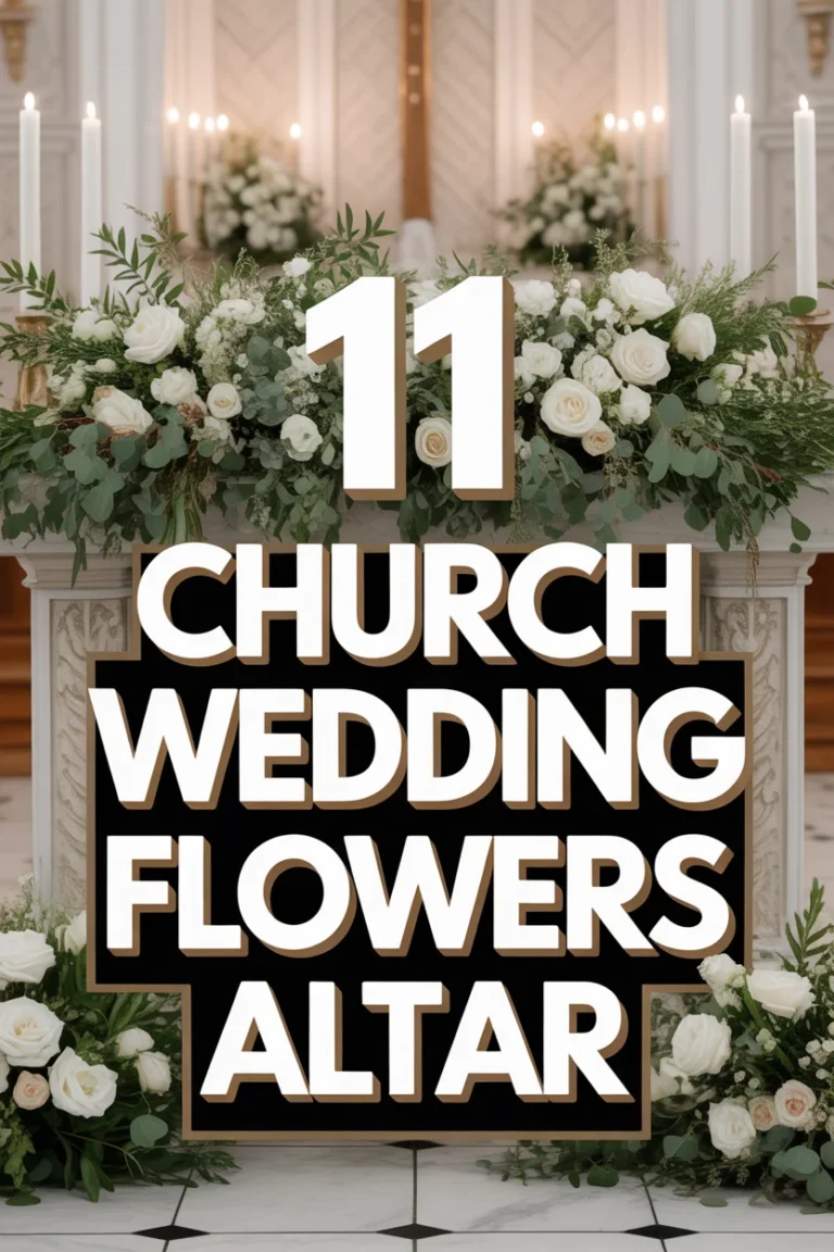 🌸 11 Church Wedding Flowers Altar