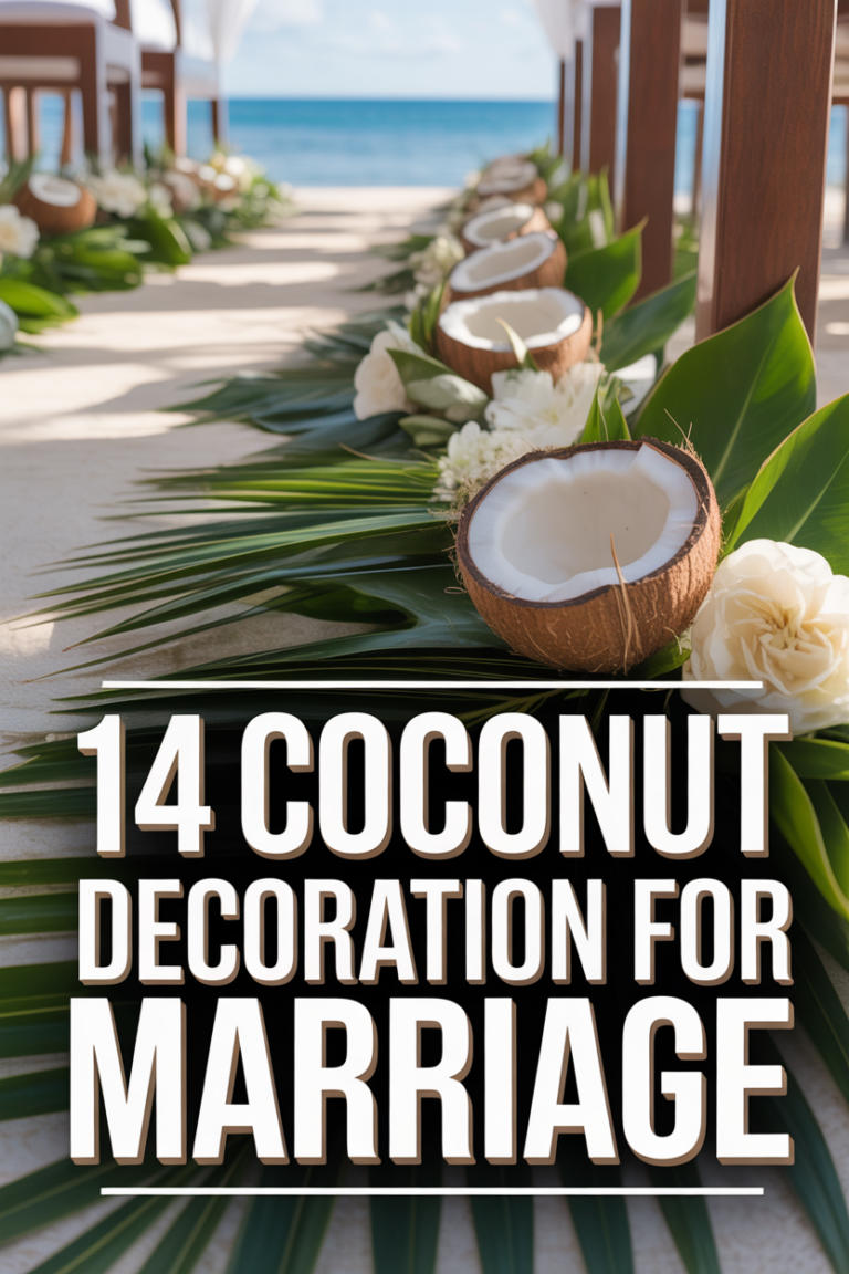 🥥 14 Coconut Decoration For Marriage