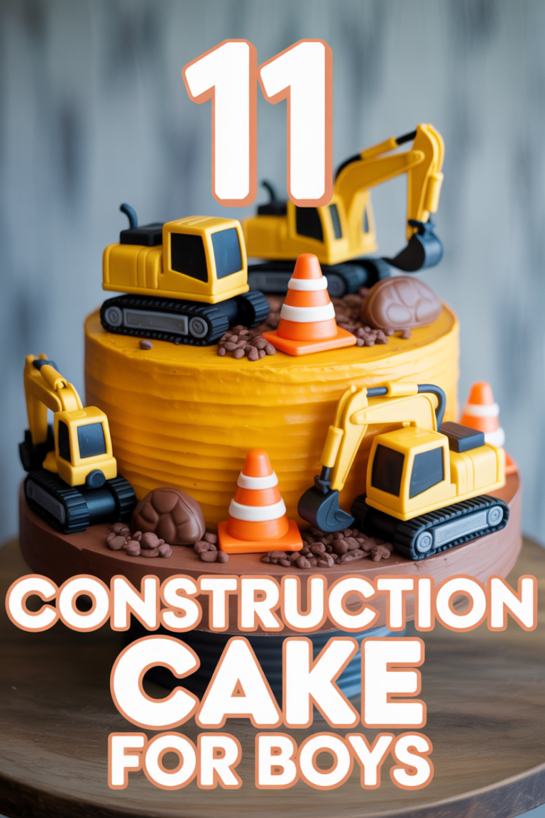 🚧 11 Construction Cake For Boys