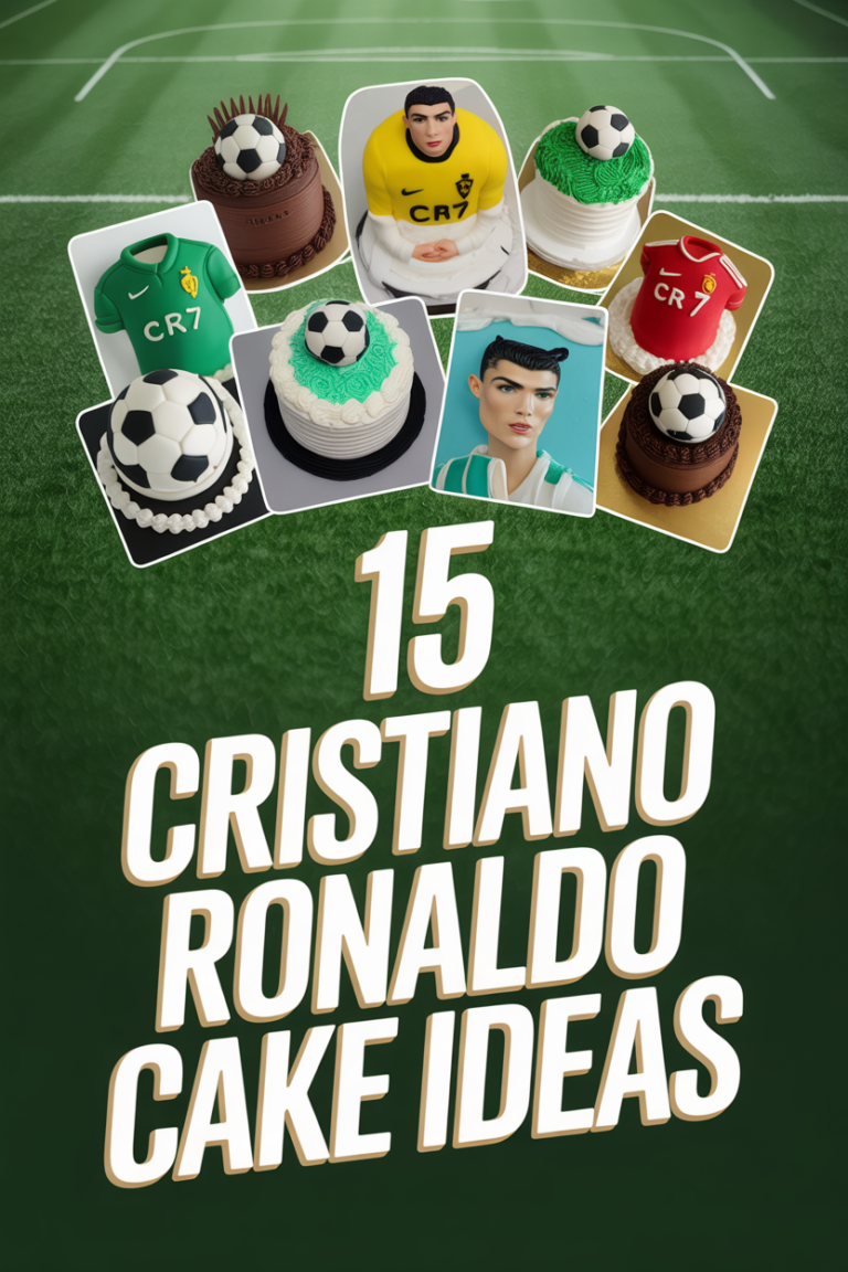 ⚽ 15 Cristiano Ronaldo Cake Ideas