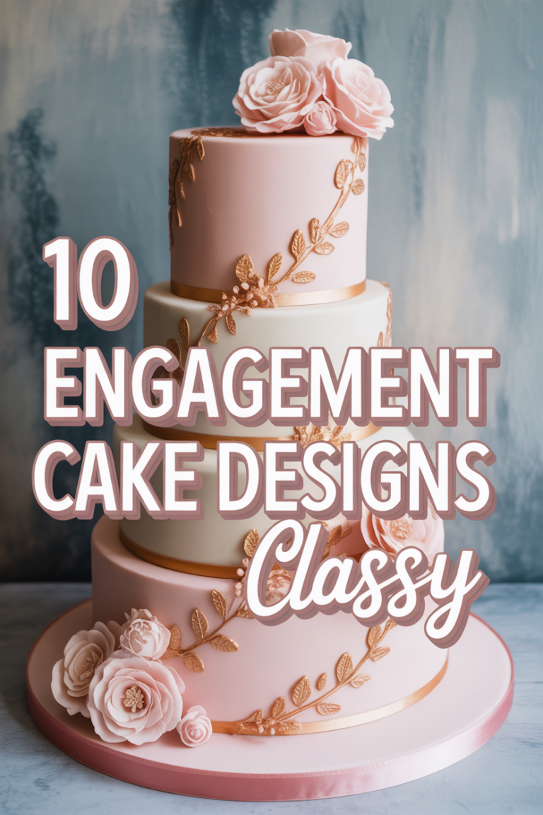 💍 10 Engagement Cake Designs Classy