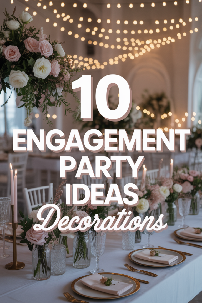 💍 10 Engagement Party Ideas Decorations