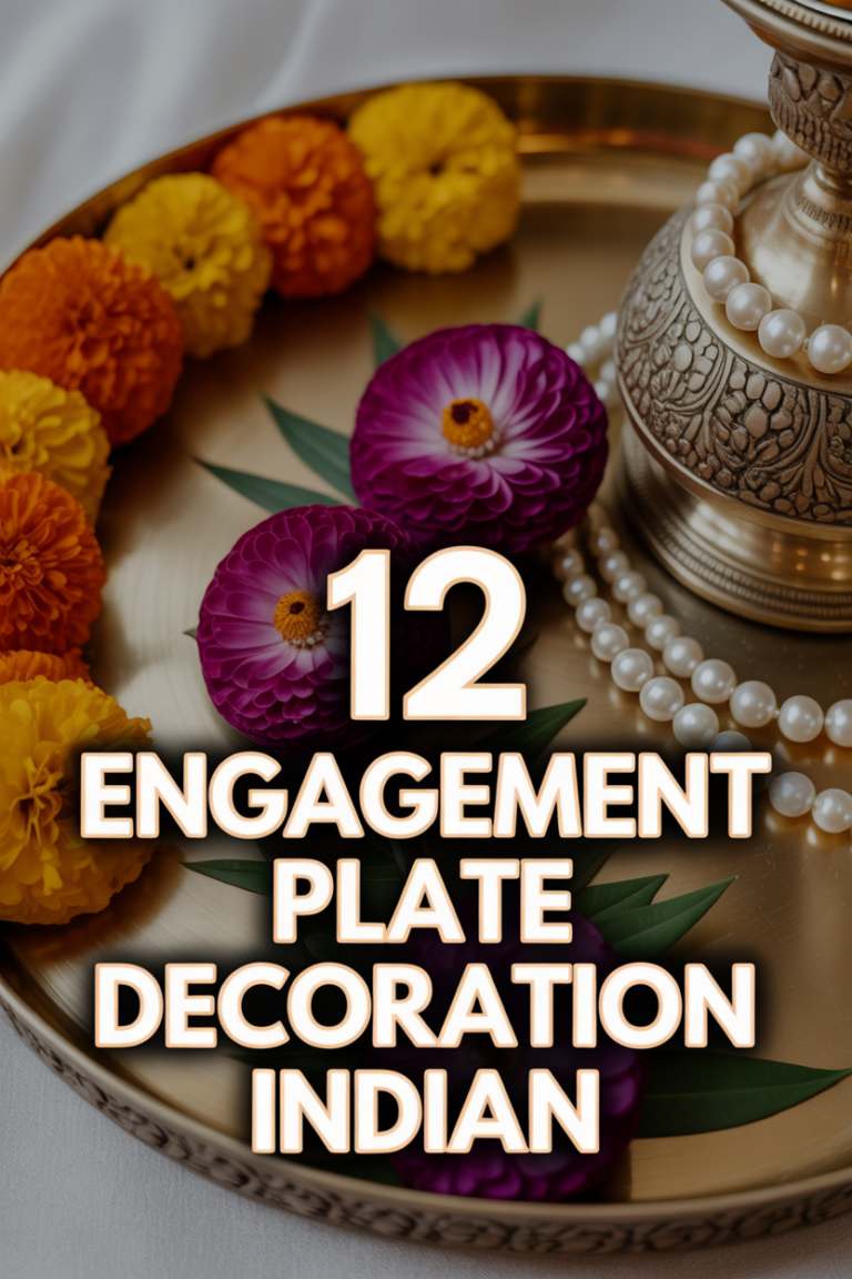 💍 12 Engagement Plate Decoration Indian