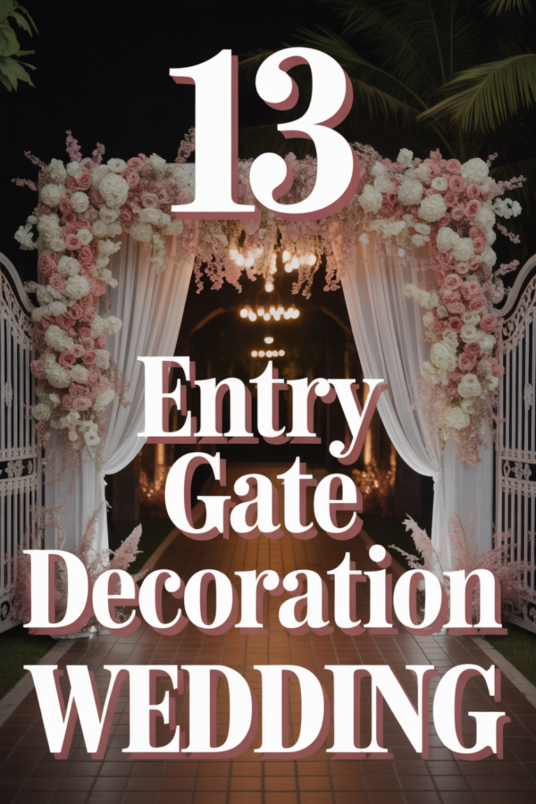 🌸 13 Entry Gate Decoration Wedding