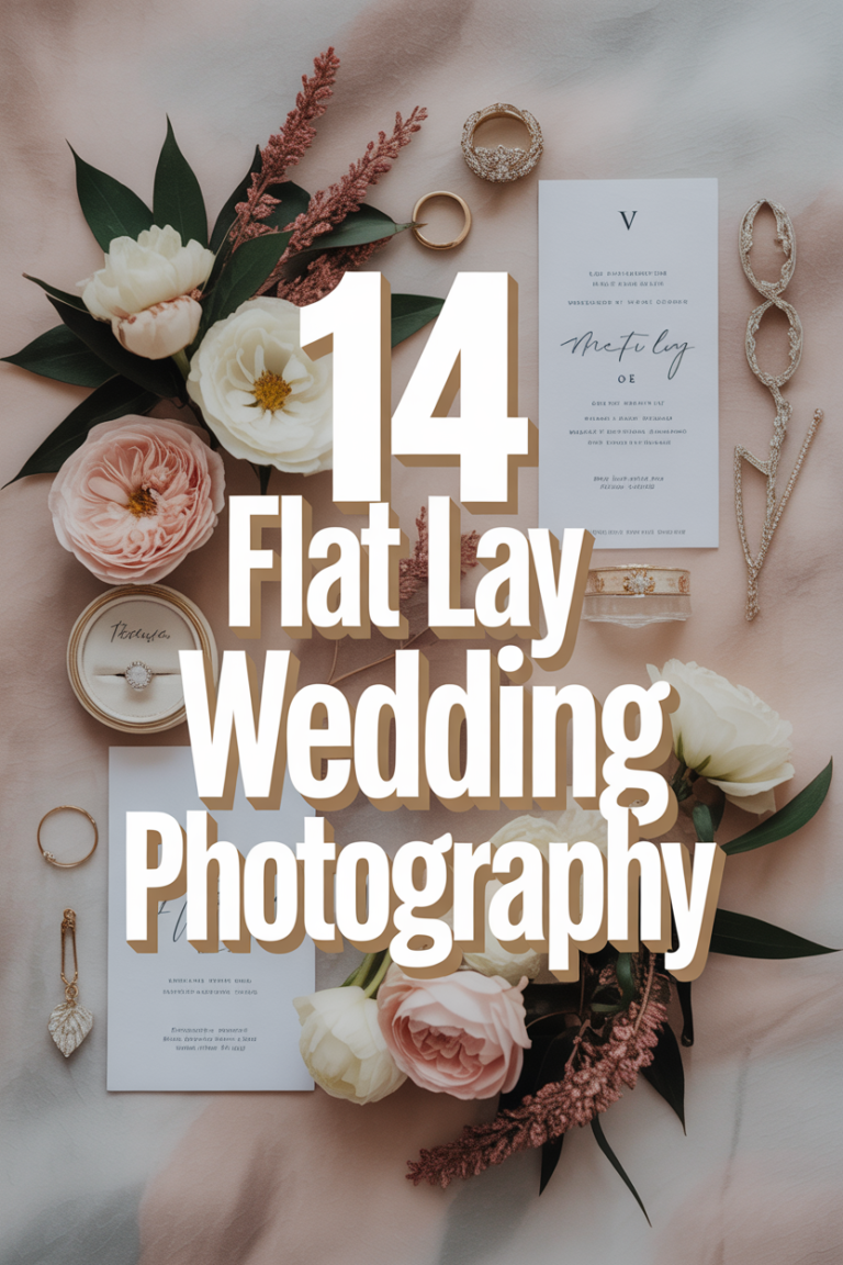 📸 14 Flat Lay Wedding Photography