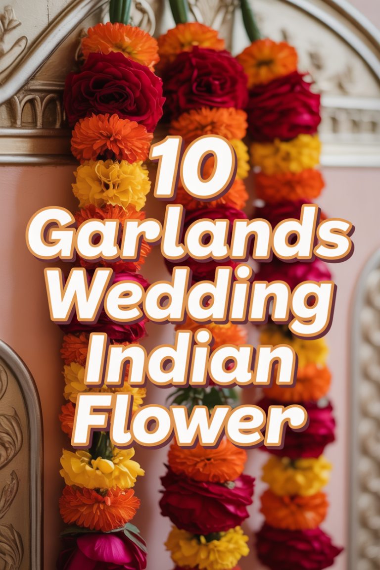 🌸 10 Garlands Wedding Indian Flower