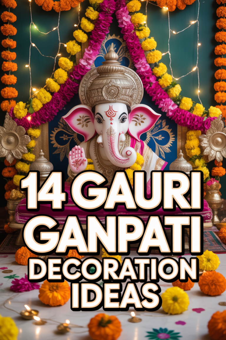 🌺 14 Gauri Ganpati Decoration Ideas