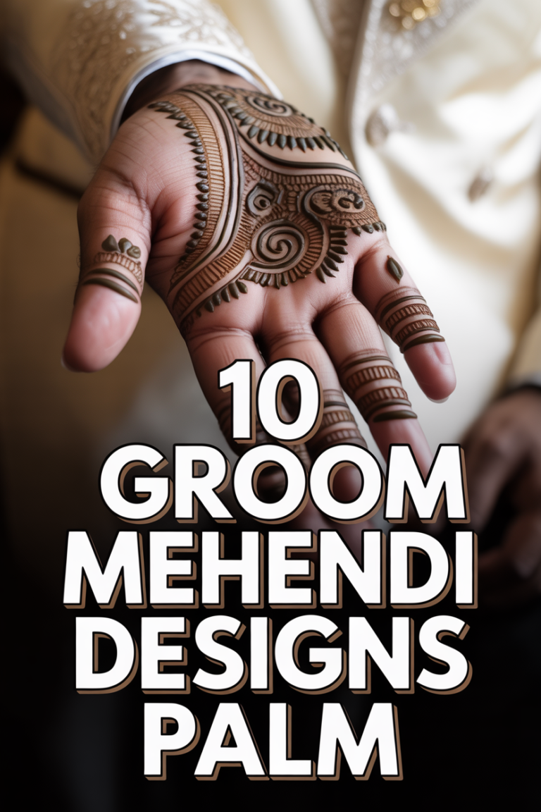 👑 10 Groom Mehendi Designs Palm